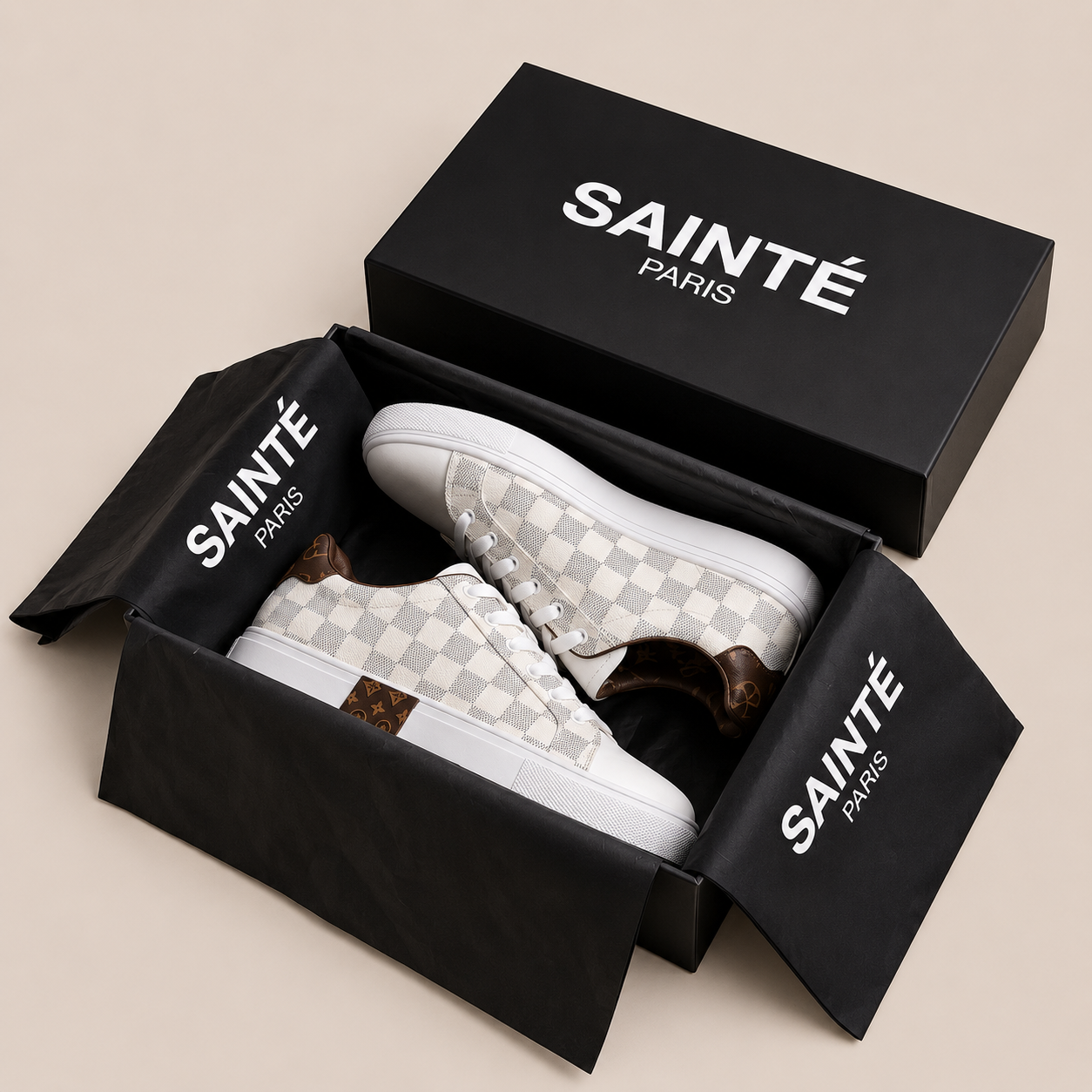 DAMIER WHITE